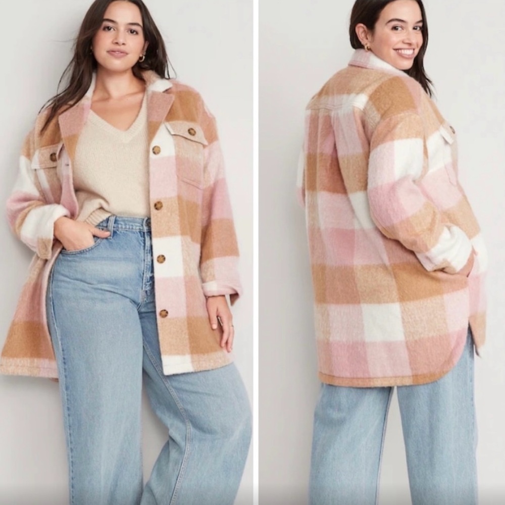 NWT Oversized Shacket Old Navy